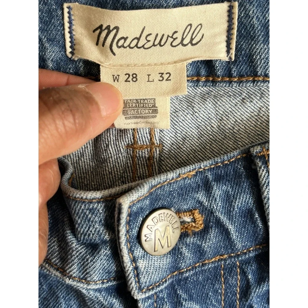 Madewell Jeans Mens 28X32 Blue Athletic Slim Medium Wash Stretch Denim Preppy